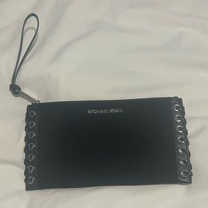 Suede Wristlet
